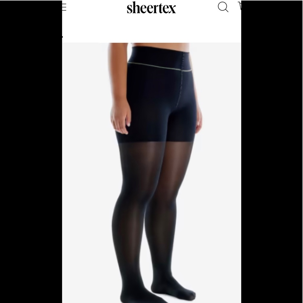 NEW Sheertex Shaping Sheer Rip-Resist Tight Medium